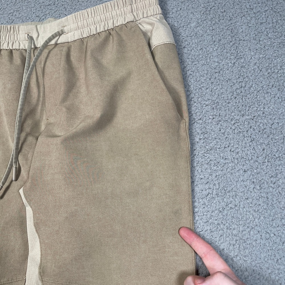 Lululemon License to Train Pants Mens L Riverstone Khaki Athleisure Yoga Jogger - Picture 5 of 16